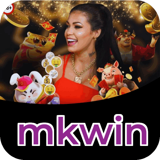 Plataforma mkwin mostrando interface moderna, jogos certificados e recursos de segurança licenciados